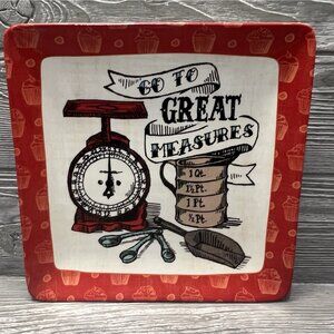 Go To Great Measures Serving Platter Mary Urban Ceramic Certified International